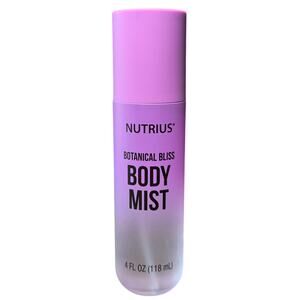 Nutrius Botanical Bliss Body Mist 4 oz Spray No Paraben/Phthalate